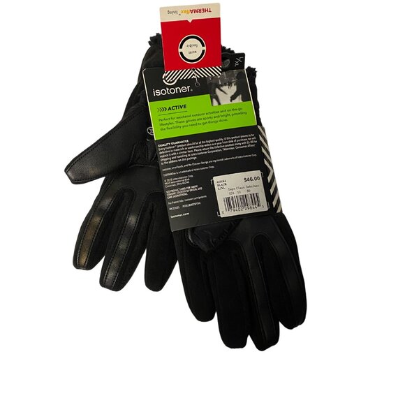 Isotoner‎ Womens Active SmartTouch Gloves  Touchscreen Technology L/XL - Picture 5 of 5